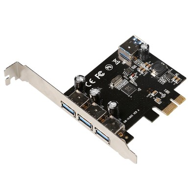 4 Ports USB3.0 Expansion Card PCI Express 2.0 Adapter Card D