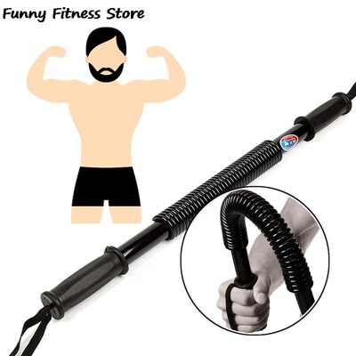 Spring Arm Strength Hand Gripper Power Twister Bar Heavy 30k