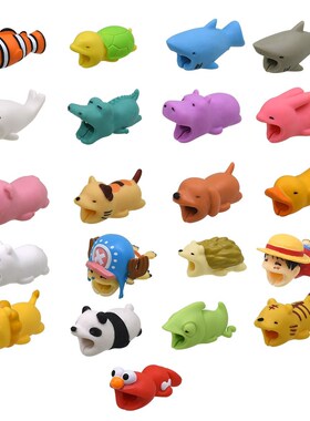 TISHRIC Cute Animal/SB Cable Protector  Iphone charger prote