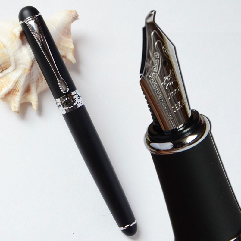 FOUNTAIN PEN BENT NIB 18KGP 1.0mm BROAD NIB JINHAO X750 CALL