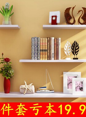 The wall shelf creative word partition wall shelf contracted