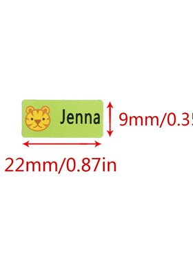 100Pcs Name Tag Sticker Customize Stickers Waterproof Person
