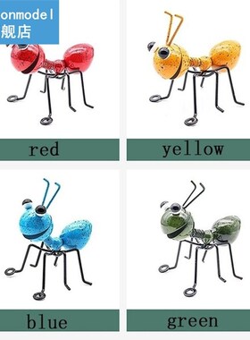 Creative Home Furnishing Wrought Iron Ant Wall Hanging 适用