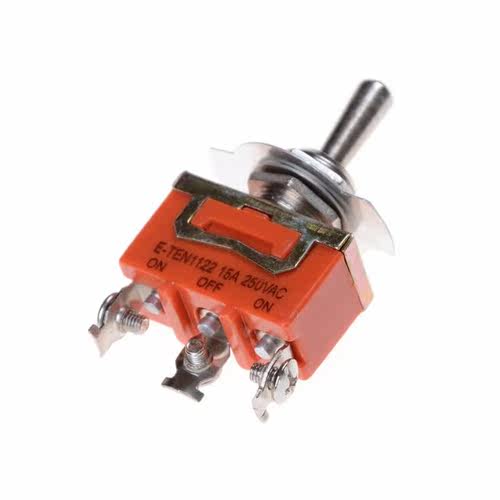 Toggle Switches Orange SPDT 3 Terminal ON/OFF/ON Toggle Swit