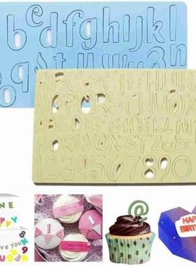 Alphabet Embossed Cutter Mold Letter Cake/cookie Cutter Stam