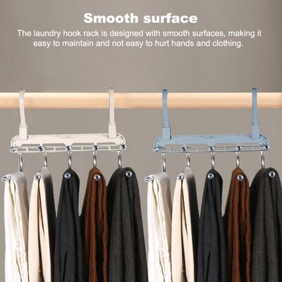 Stainless Steel Pants Hanger Trousers Closet Clothing Space