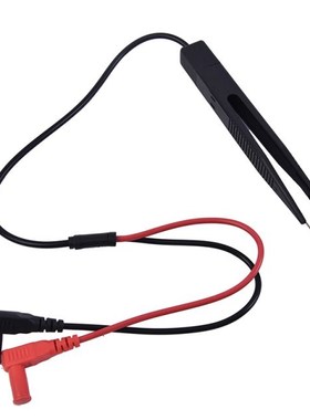 Test Tweezer Probe Lead Sleeved Banana Plug For Scope Multim