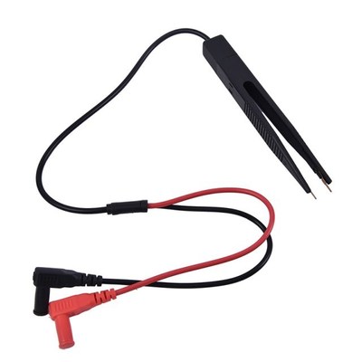 Test Tweezer Probe Lead Sleeved Banana Plug For Scope Multim