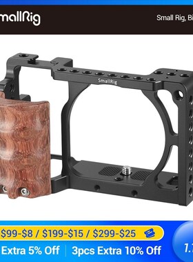 SmallRig Camera Cage Stabilizer A6000 A6300 Cage with Woode