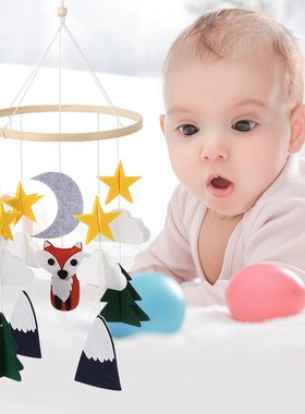Felt Wind Chime Baby Bed Pendant Plush Infant Ornament Mobil