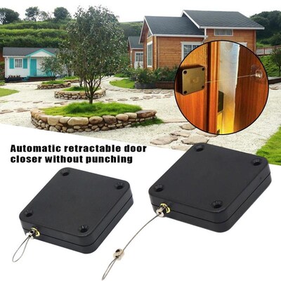 Punch-Free Automatic Sensor Door Closer Automatic Retractabl