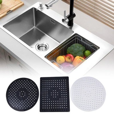 Drying Anti Slip Sink Mat Soft Rubber Table Heat Insulation