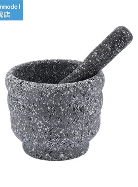 Multipurpose Guacamole Pestle Mortar Set Bowl Holder Kitchen