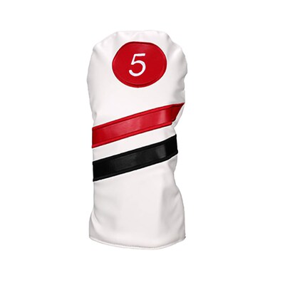 Golf Club Headcover PU Leather Club Protector Golfing Head C