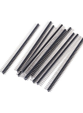 10pcs 40 Pin Single Row Male 2.54mm Breakable Pin Header Rig