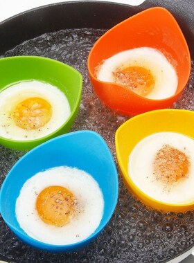 Egg Poacher Silicone Egg Poaching Cup Non-stick Pancake Cook
