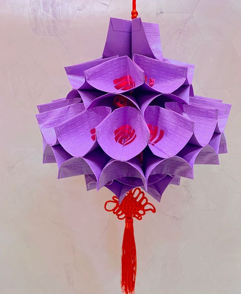 Mid-Autumn festival manual red lanterns kindergarten DIY