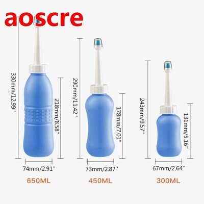 Portable Bidet Sprayer Handheld Bidet Bottle 300-650ml with