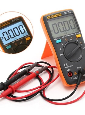 AN8000 Digital Multimeter 4000 Counts AC/DC Auto Range Ohm A