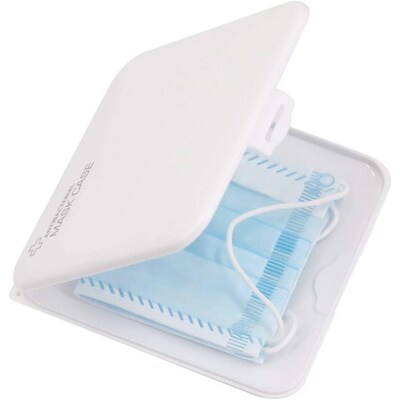2 Pieces Mouth Cover Storage Single Use Mouth Cover PP Organ