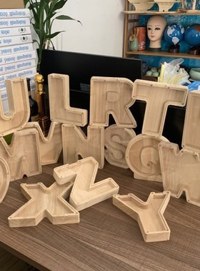 Creative English Alphabet Saving Box A to N English Letter W