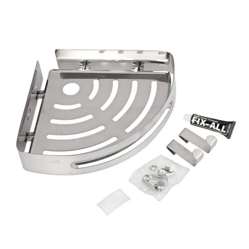 Shower Shelf Caddy Wall Mount Bathroom Storage Corner Basket