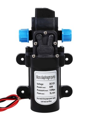 DC 12V Water Pump Micro Diaphragm Pumps 116Psi High Pressure