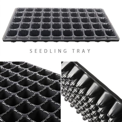 6pcs/Pack 50 Cells Seedling Starter Tray Seed Germination Pl