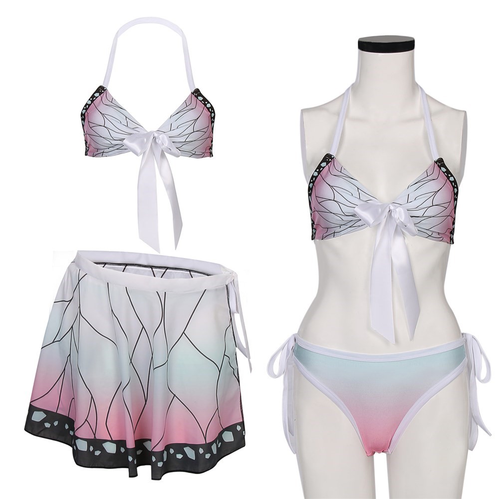 Kochou Shinobu Swimming Suit Demon Slayer Swimsuit Cos Kimet