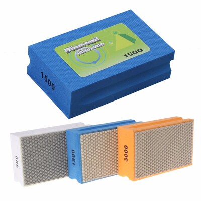 BENGU 800/1800/3500 Grit  Diamond Hand Polishing Pad Grindin