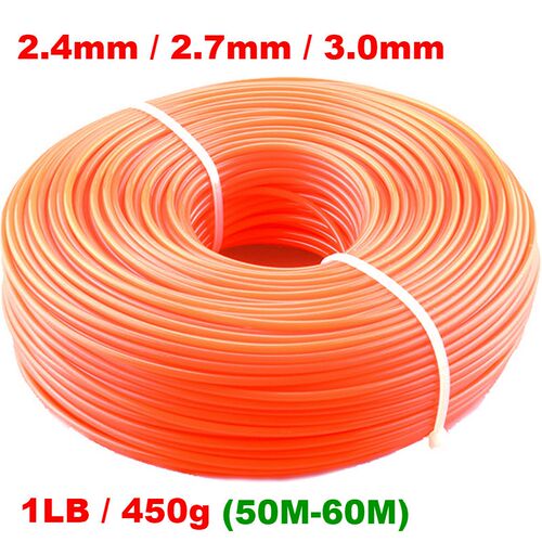 2.4mm/2.7mm/3mm 1LB Grass Trimmer Line Strimmer Brushcutter