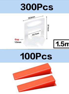 1/1.5/2/2.5/3mm Plastic Ceramic Tile Leveling System Clips +
