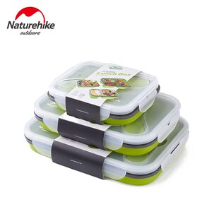 NatureHike Portable Foldable Lunch Box Travel Food Meal Boxe