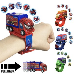 Kids Toy Watch Bat Iron Man Super Hero Electronic Gadgets To