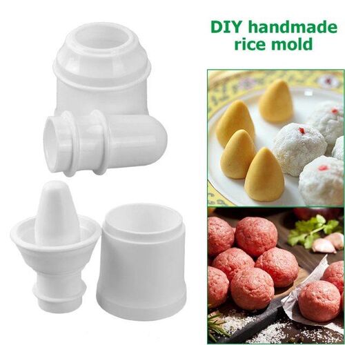 DIY Rice Ball Mold Press Maker Multipurpose Kitchen Meat Bal