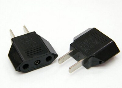 Travel Power Plug Adapter EU  to US USA Adaptor Converter AC