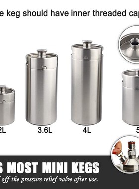 mini keg spear Mini Growler Tap Dispenser,304 Food Grade Gro