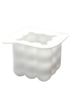 3D Cube Non-Stick Bubble Silicone Mold Handmade Soy Wax Cand