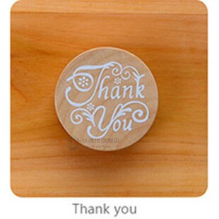1pc Thank You Wood Rubber Stamp for Scrapbooking Blessing Gr