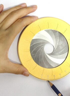 Round Stainless Steel Compas Circle Drawing Rule Measuring T