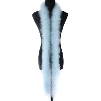 White fluffy Turkey Marabou Feather Boa 25g Soft Turkey Trim