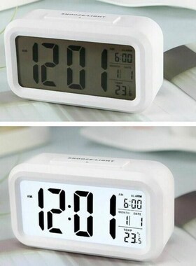 Bedside Clock Electronic Clock Desktop Clock LED Digital Tem