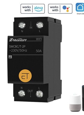 Tuya WiFi Circuit Breaker Time Timer Relay Voice Remote Cont