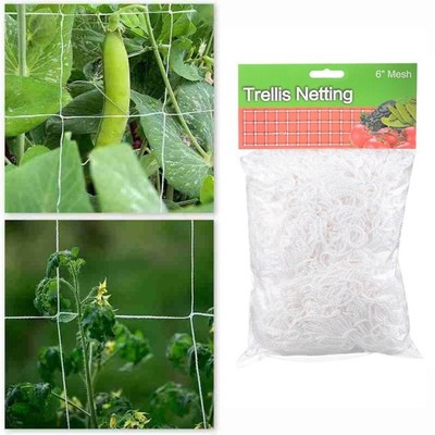 Plant Trellis Netting Hydroponics Garden Net Heavy-Duty Poly