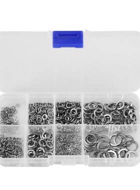 620Pcs/set DIN127 GB93 M1.6 M2 M2.5 M3 M4 M5 M6 M8 304 Stain