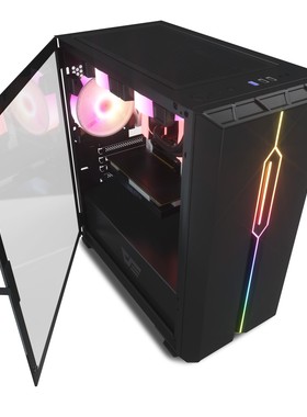 DLM23 desktop computer case gabinete pc gamer completo small