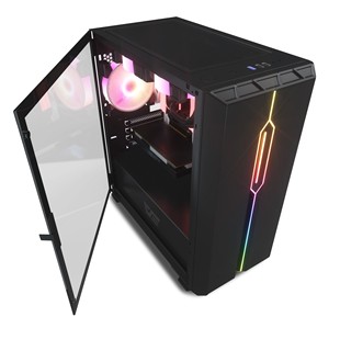 DLM23 desktop computer case gabinete pc gamer completo small