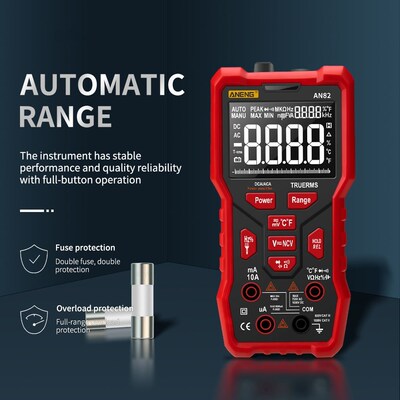 ANENG AN82 Multi-functional NCV Digital Multimeter Handheld