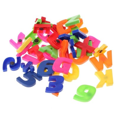 Letters & Numbers Teaching Magnetic Fridge Magnets Alphabet