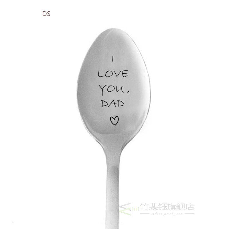 fathers day gift letter long spoon present for dad new year